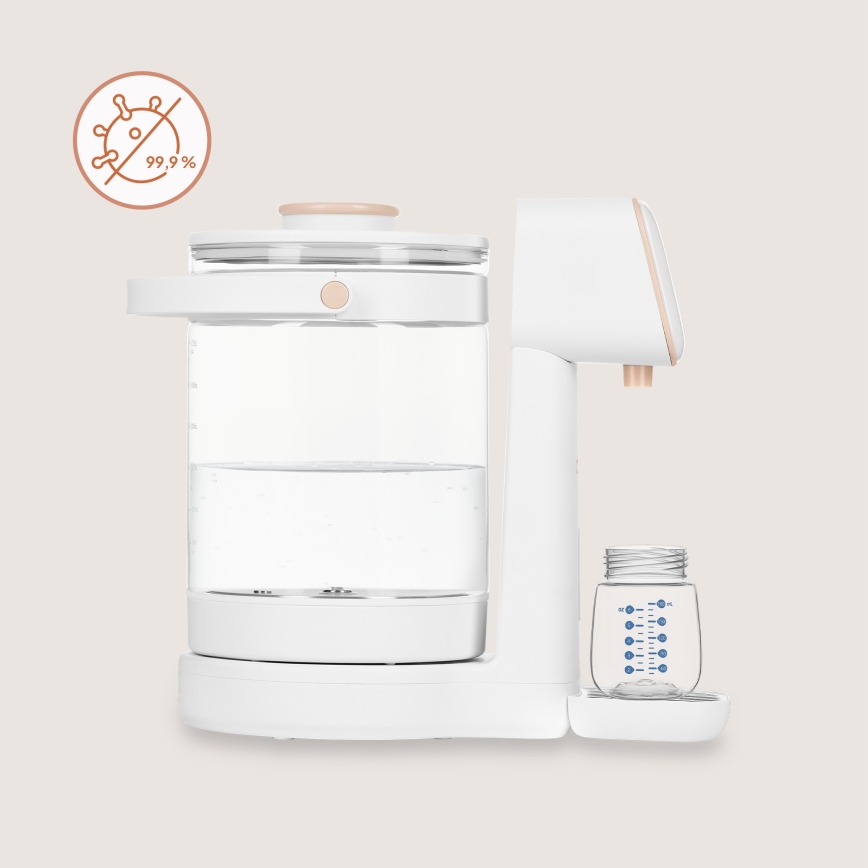 Lionelo - Babymelkbereider BABYPRESTO 2.0 1200W/230V Wit