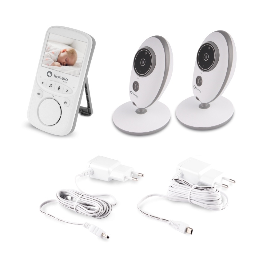 Lionelo - Babymonitor met scherm BABYLINE 5.1 230V 1000 mAh