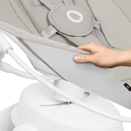 Lionelo - Babyschommel IRIS met melodie, 4xAA, Beige Sand