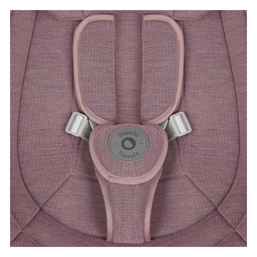 Lionelo - Babyschommel met melodie BLOSSOM Pink Mauve + afstandsbediening
