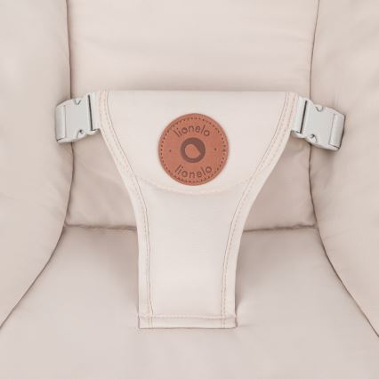 Lionelo - Babyschommel met melodie OLIVIA Beige Naturel + afstandsbediening