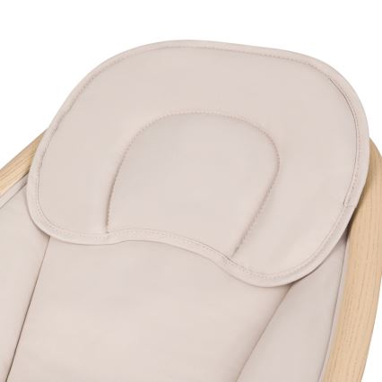 Lionelo - Babyschommel met melodie OLIVIA Beige Naturel + afstandsbediening
