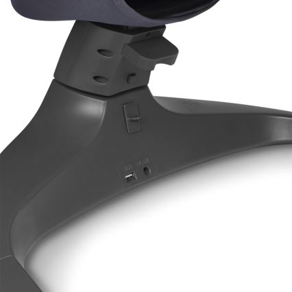 Lionelo - Babyschommel met melodie RALF 4xAA Grijs/Wit + afstandsbediening