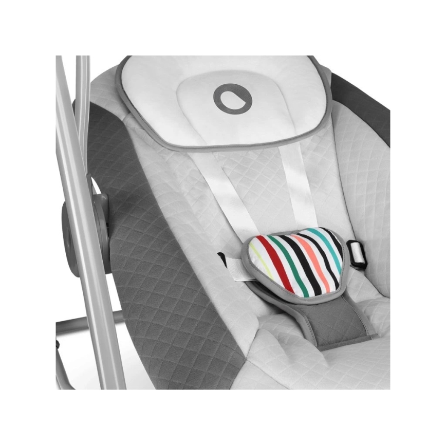 Lionelo - Babyschommel OTTO 4xLR14 Cozy Grey