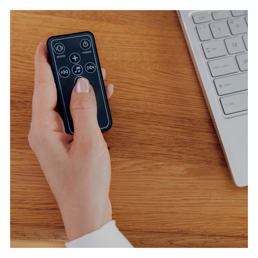 Lionelo - Babyschommel RIO met melodie, 4xC, Beige Latte en afstandsbediening