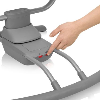 Lionelo - Babyschommel RIO met melodie, 4xC, Beige Latte en afstandsbediening