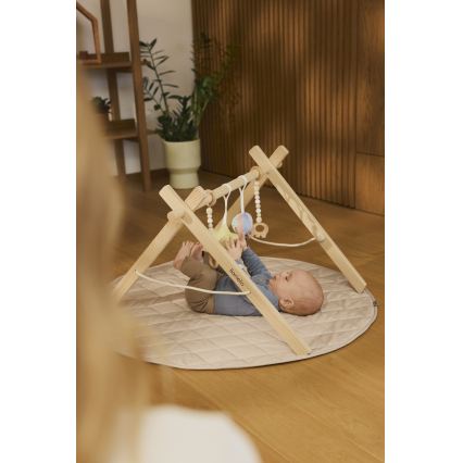 Lionelo - Babyspeelkleed met houten speelboog ANIS