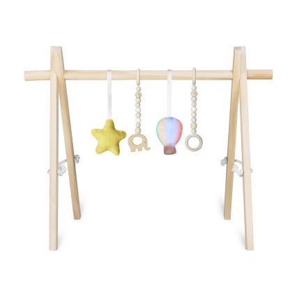 Lionelo - Babyspeelkleed met houten speelboog ANIS