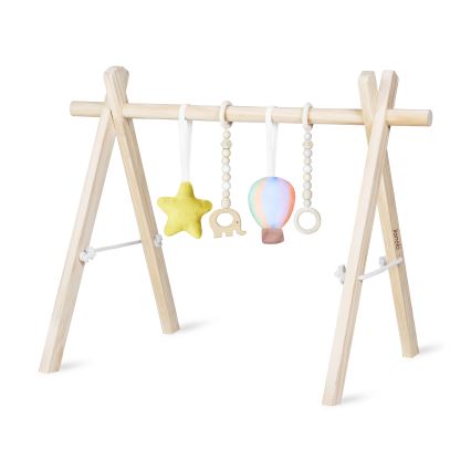 Lionelo - Babyspeelkleed met houten speelboog ANIS
