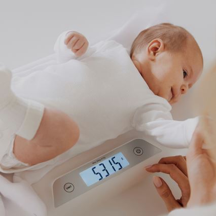 Lionelo - Babyweegschaal BABYBALANCE 3xAAA