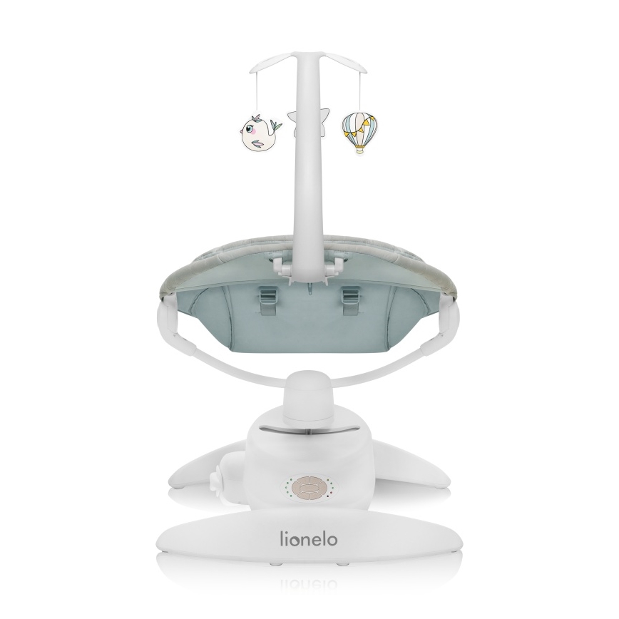 Lionelo - Babywipstoel met melodie MELL Beige zand 4xAA + afstandsbediening