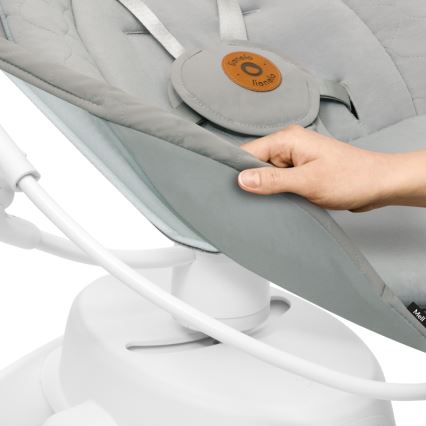 Lionelo - Babywipstoel met melodie MELL Beige zand 4xAA + afstandsbediening