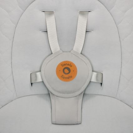 Lionelo - Babywipstoel met melodie MELL Beige zand 4xAA + afstandsbediening