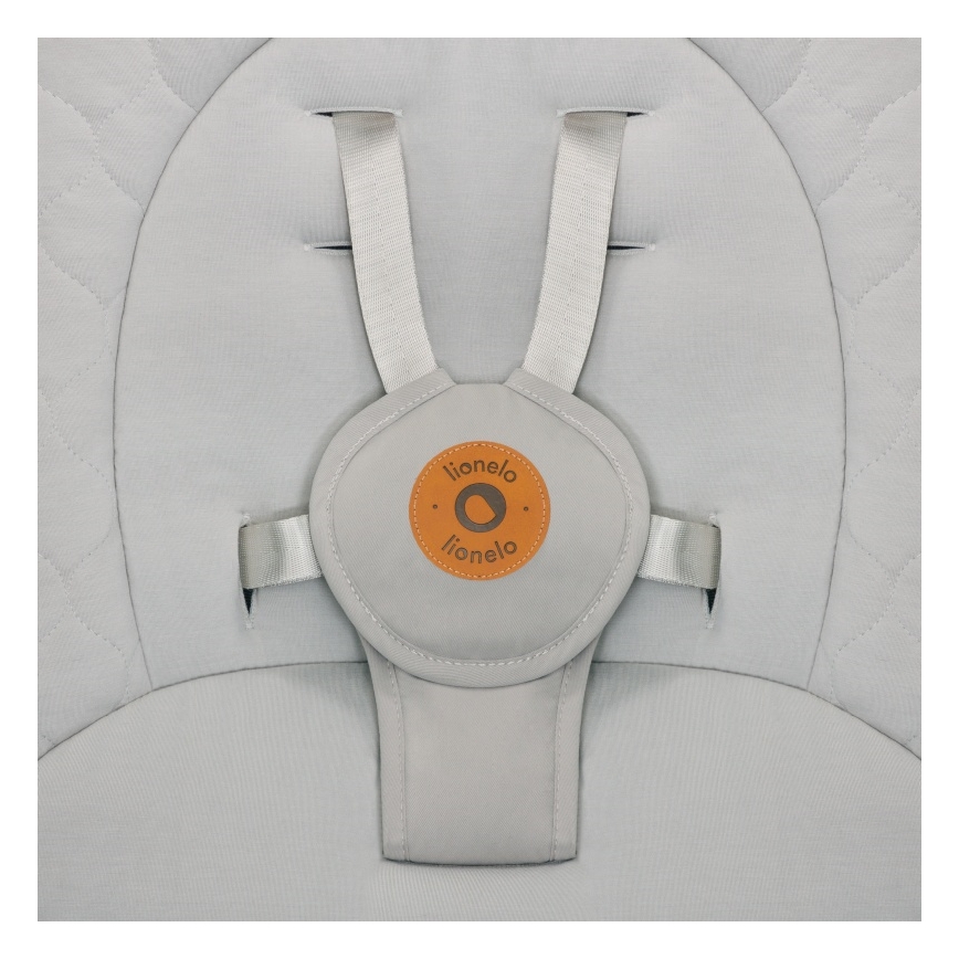 Lionelo - Babywipstoel met melodie MELL Beige zand 4xAA + afstandsbediening