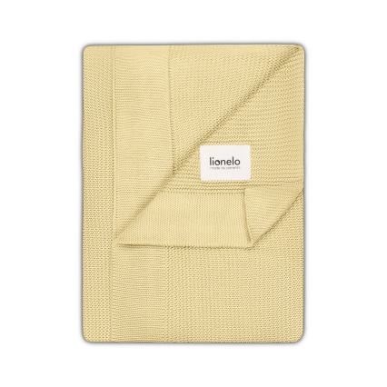 Lionelo - Bamboe deken 75x100 cm Citroengeel