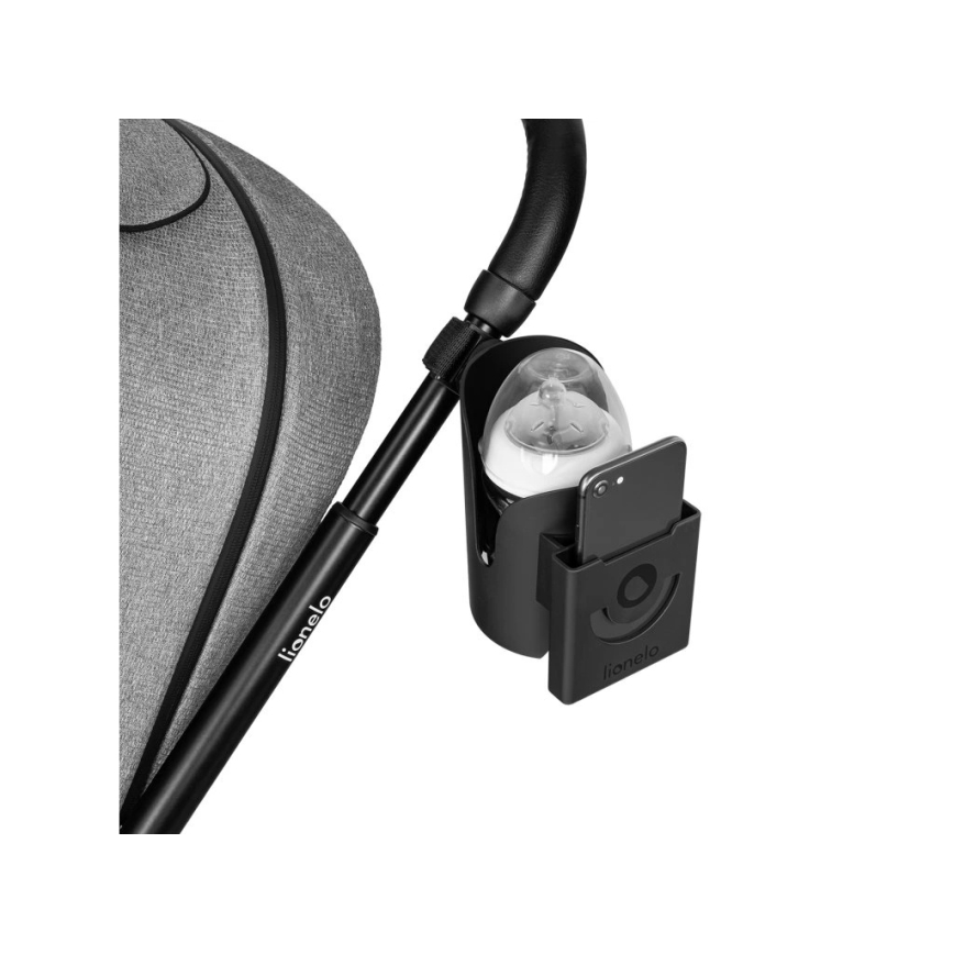 Lionelo - Bekerhouder voor kinderwagen OVE Black Onyx