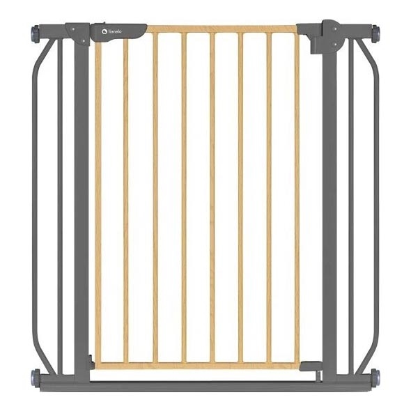 Lionelo - Beveiligingsbarrière TRUUS SLIM zwart/beige