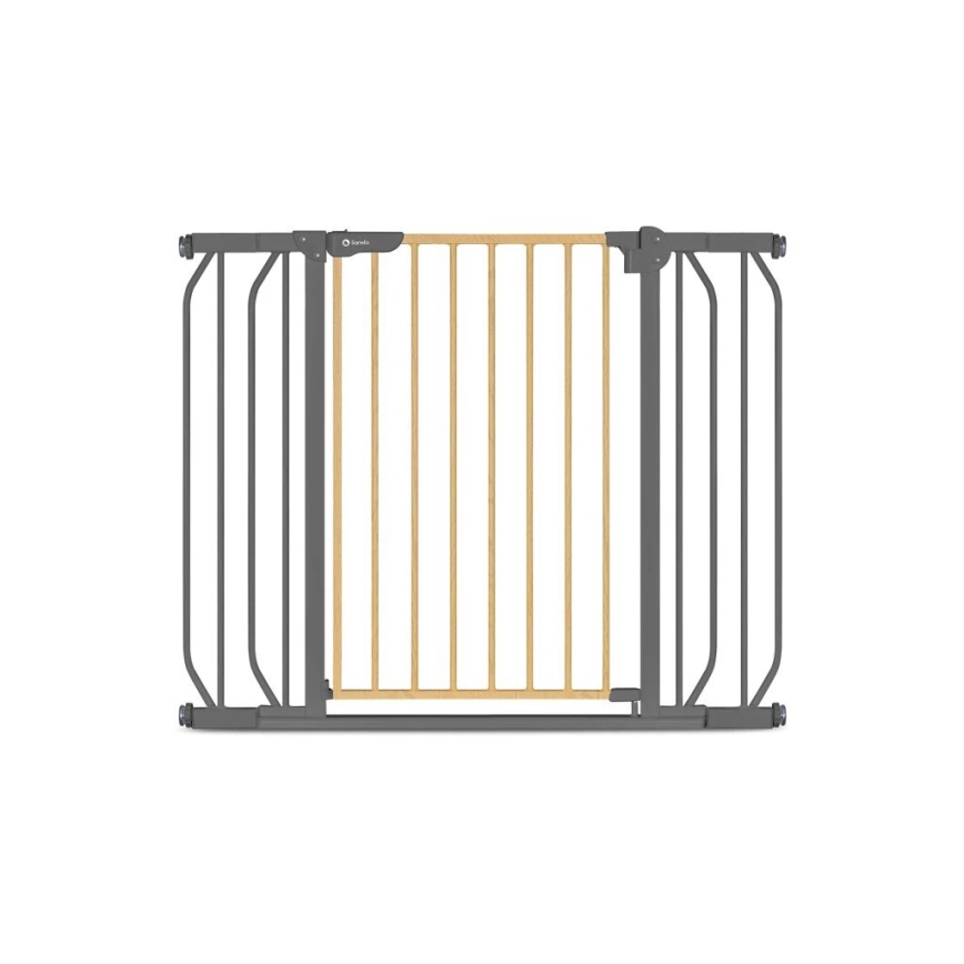 Lionelo - Beveiligingsbarrière TRUUS SLIM zwart/beige