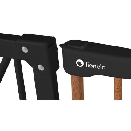 Lionelo - Beveiligingsbarrière TRUUS SLIM zwart/bruin