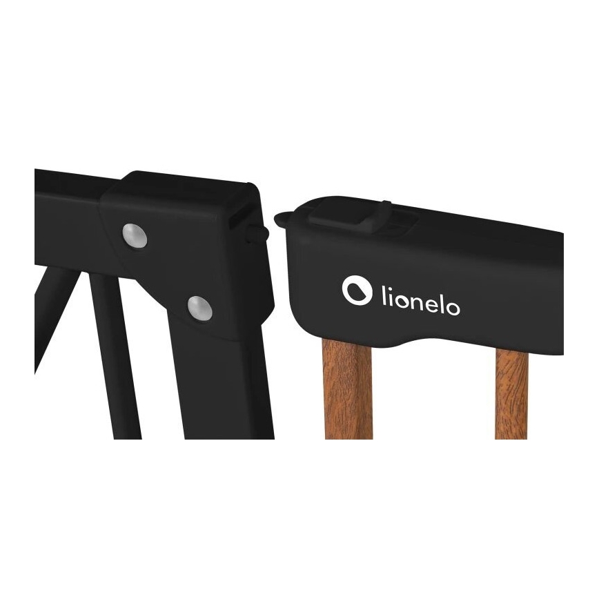 Lionelo - Beveiligingsbarrière TRUUS SLIM zwart/bruin