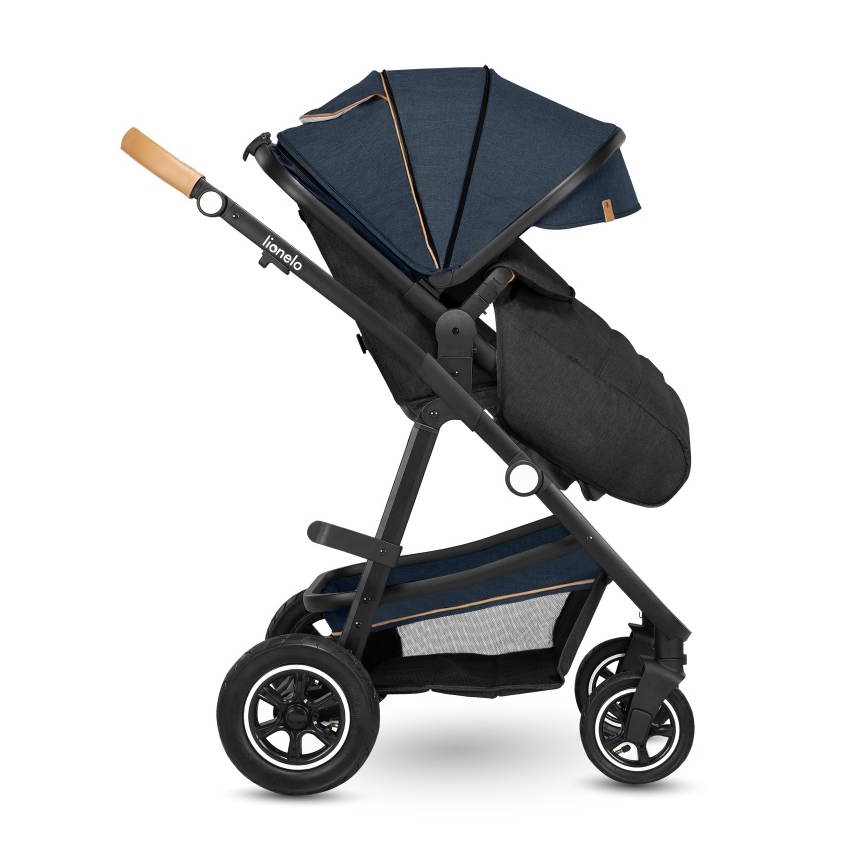 Lionelo - Combi-kinderwagen 2-in-1 AMBER Blue Navy