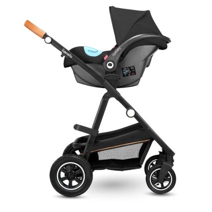 Lionelo - Combi-kinderwagen 2-in-1 AMBER Grijs Grafiet