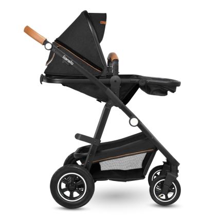 Lionelo - Combi-kinderwagen 2-in-1 AMBER Grijs Grafiet
