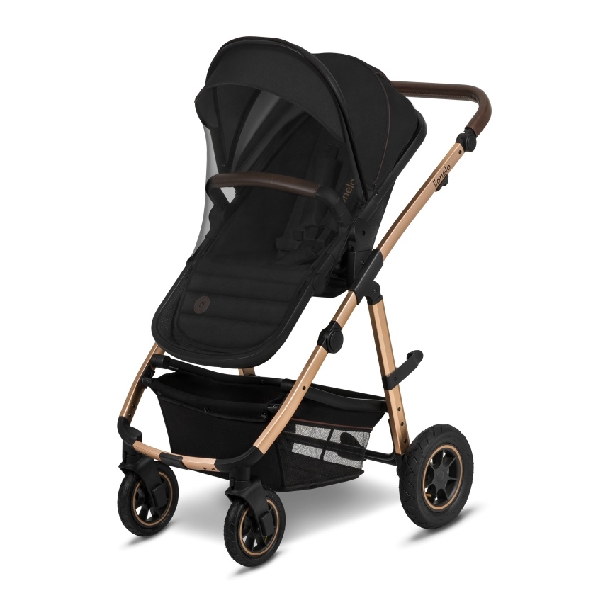 Lionelo - Combi-kinderwagen 2-in-1 AMBER Zwart Onyx