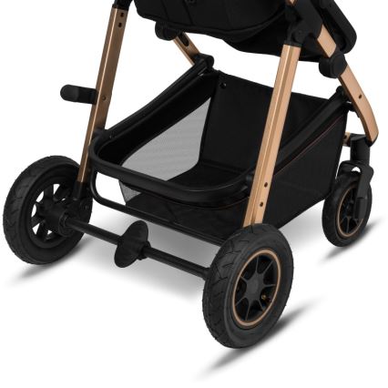 Lionelo - Combi-kinderwagen 2-in-1 AMBER Zwart Onyx