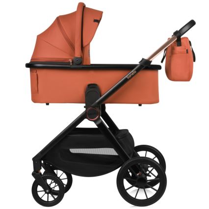 Lionelo - Combi-kinderwagen 2-in-1 LAYLA Bruin/roestkleurig