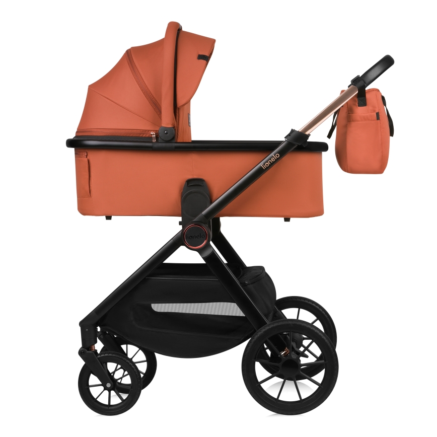 Lionelo - Combi-kinderwagen 2-in-1 LAYLA Bruin/roestkleurig