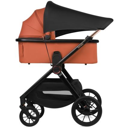 Lionelo - Combi-kinderwagen 2-in-1 LAYLA Bruin/roestkleurig