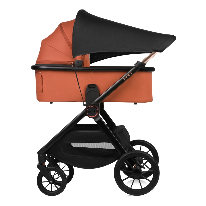 Lionelo - Combi-kinderwagen 2-in-1 LAYLA Bruin/roestkleurig