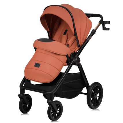 Lionelo - Combi-kinderwagen 2-in-1 LAYLA Bruin/roestkleurig
