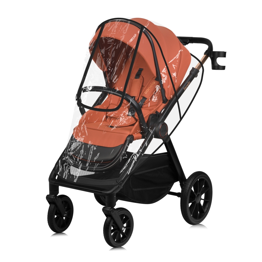 Lionelo - Combi-kinderwagen 2-in-1 LAYLA Bruin/roestkleurig