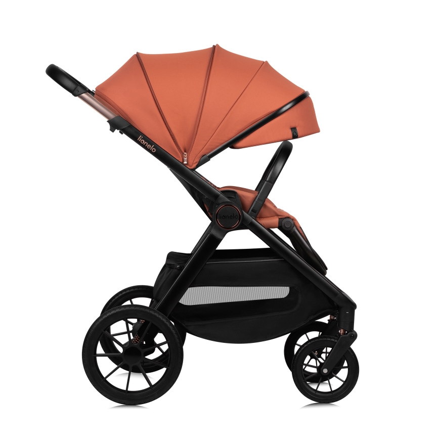 Lionelo - Combi-kinderwagen 2-in-1 LAYLA Bruin/roestkleurig