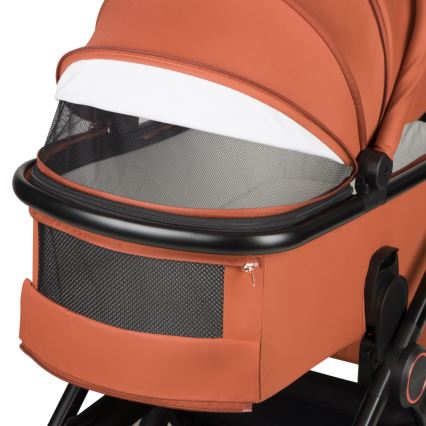 Lionelo - Combi-kinderwagen 2-in-1 LAYLA Bruin/roestkleurig