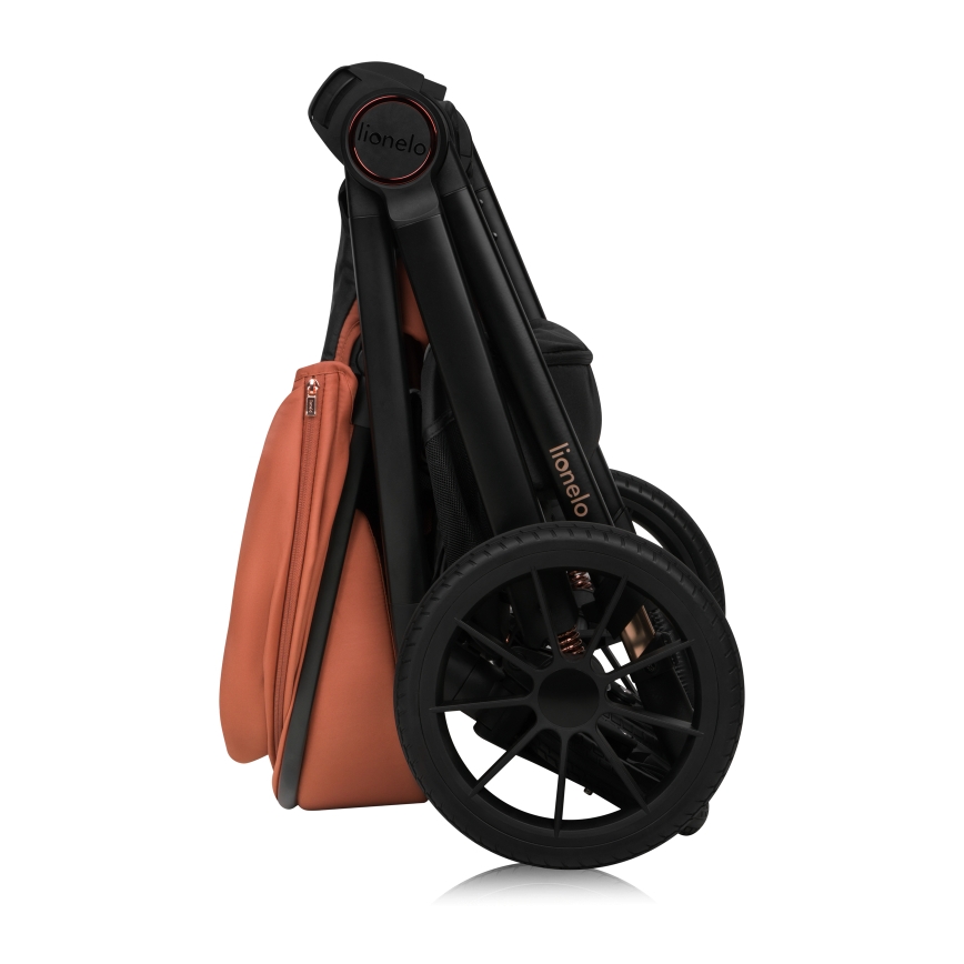 Lionelo - Combi-kinderwagen 2-in-1 LAYLA Bruin/roestkleurig