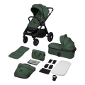 Lionelo - Combi-kinderwagen 2-in-1 LAYLA Green Forest