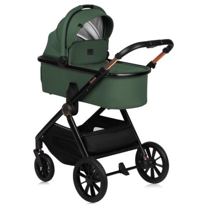 Lionelo - Combi-kinderwagen 2-in-1 LAYLA Green Forest
