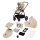 Lionelo - Combi-kinderwagen 2-in-1 MERIL Beige Sand