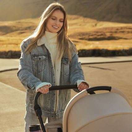 Lionelo - Combi-kinderwagen 2-in-1 MERIL Beige Sand