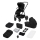 Lionelo - Combi-kinderwagen 2-in-1 MERIL Black Onyx