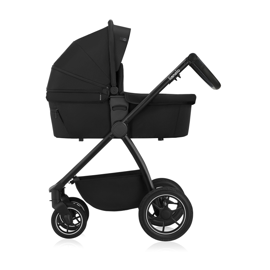 Lionelo - Combi-kinderwagen 2-in-1 MERIL Black Onyx