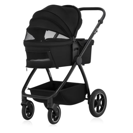 Lionelo - Combi-kinderwagen 2-in-1 MERIL Black Onyx