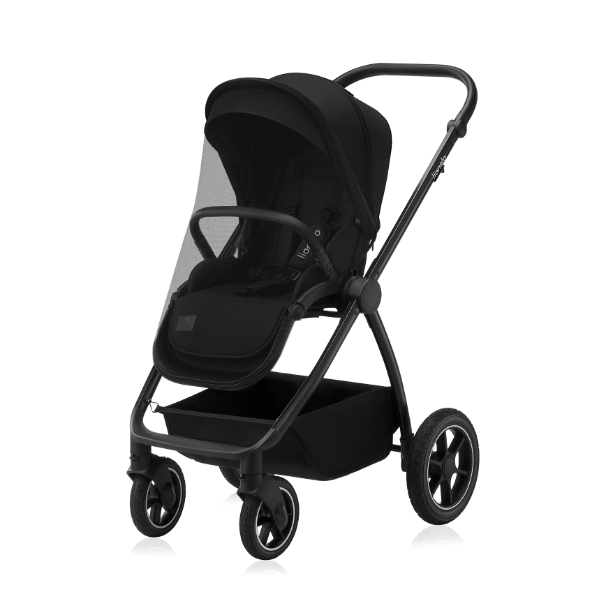 Lionelo - Combi-kinderwagen 2-in-1 MERIL Black Onyx
