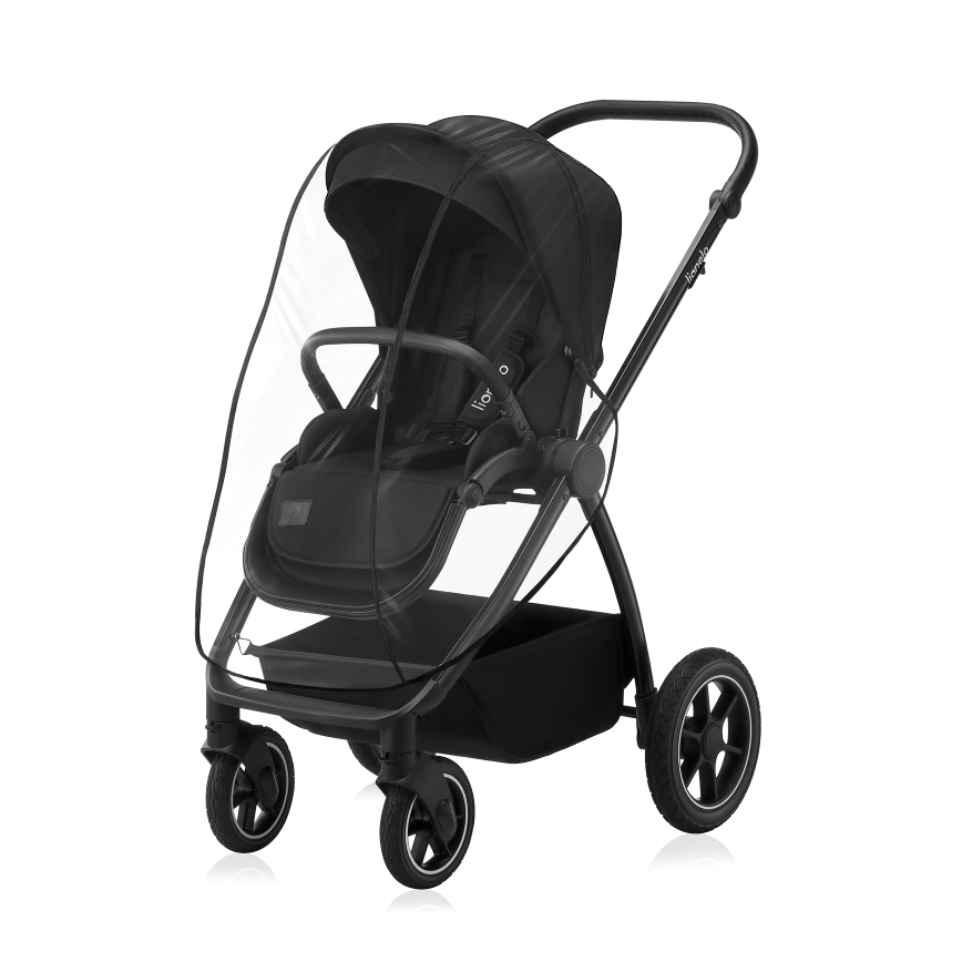 Lionelo - Combi-kinderwagen 2-in-1 MERIL Black Onyx