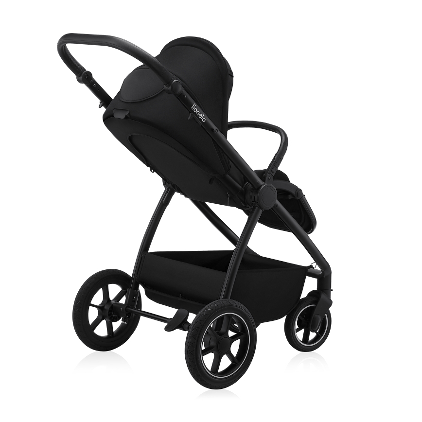 Lionelo - Combi-kinderwagen 2-in-1 MERIL Black Onyx
