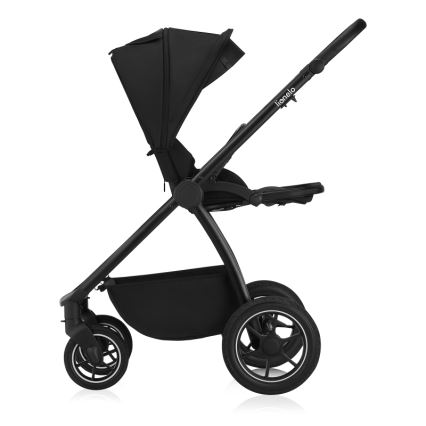 Lionelo - Combi-kinderwagen 2-in-1 MERIL Black Onyx