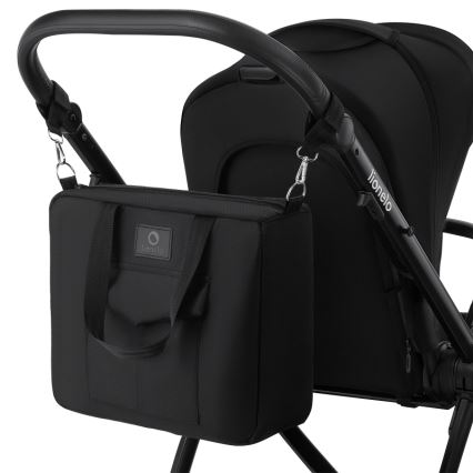Lionelo - Combi-kinderwagen 2-in-1 MERIL Black Onyx